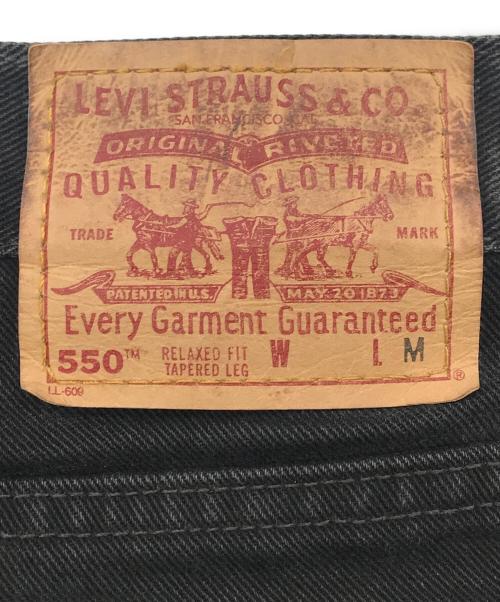 LEVI'S（リーバイス）LEVI'S (リーバイス) 00s 550ブラックデニムパンツ ブラック サイズ:	SIZE Mの古着・服飾アイテム