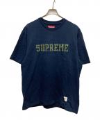 SUPREMEシュプリーム）の古着「Twill Applique S/S Top」｜ネイビー