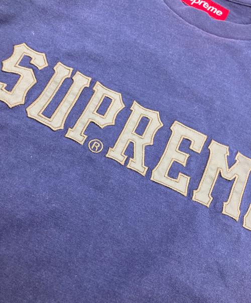 SUPREME（シュプリーム）Supreme (シュプリーム) Twill Applique S/S Top ネイビー サイズ:Lの古着・服飾アイテム