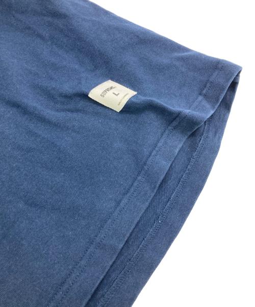 SUPREME（シュプリーム）Supreme (シュプリーム) Twill Applique S/S Top ネイビー サイズ:Lの古着・服飾アイテム