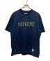 Supreme（シュプリーム）の古着「Twill Applique S/S Top」｜ネイビー