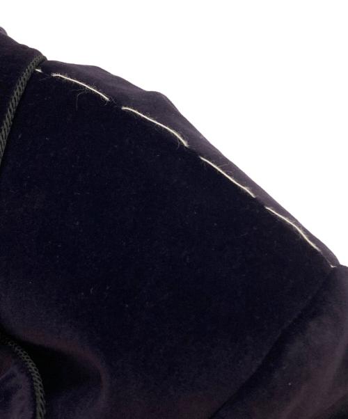 DOLCE & GABBANA（ドルチェ＆ガッバーナ）DOLCE & GABBANA (ドルチェ＆ガッバーナ) ベルベッドテーラードジャケット パープル サイズ:50の古着・服飾アイテム