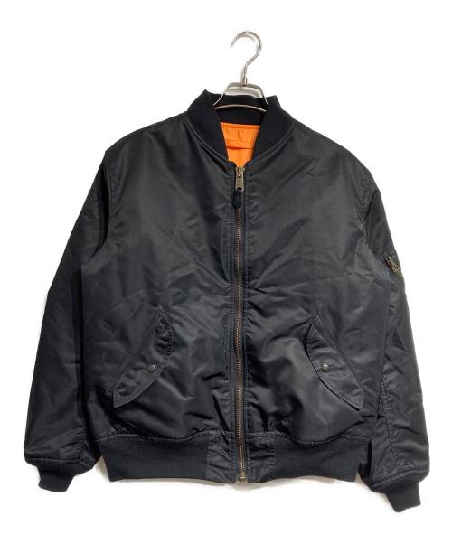 THE REAL McCOY'S（ザ・リアルマッコイズ）THE REAL McCOY'S (ザ・リアルマッコイズ) TYPE MA-1 ジャケット ブラック サイズ:XLの古着・服飾アイテム