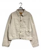 ATLAST & COアットラスト）の古着「デニムトラッカージャケット」｜ホワイト