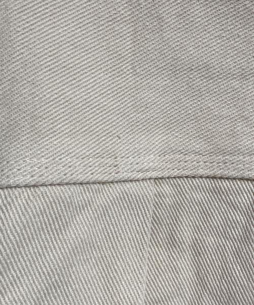 ATLAST & CO（アットラスト）ATLAST & CO (アットラスト) デニムトラッカージャケット ホワイト サイズ:40の古着・服飾アイテム