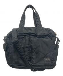 PORTER（ポーター）の古着「タンカー 2WAYバッグ」｜ブラック
