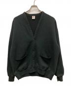 JERZEESジャージーズ）の古着「スウェットカーディガン」｜ブラック