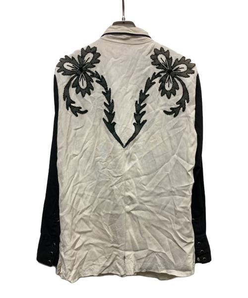 USED（ユーズド）USED (ユーズド) ウエスタンレーヨンギャバシャツ ホワイト サイズ:-の古着・服飾アイテム