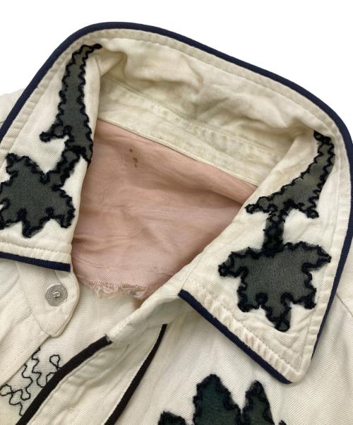 USED（ユーズド）USED (ユーズド) ウエスタンレーヨンギャバシャツ ホワイト サイズ:-の古着・服飾アイテム