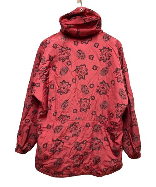 L.L.Bean（エルエルビーン）L.L.Bean (エルエルビーン) バンダナ柄パデットナイロンアノラックパーカー レッド サイズ:Ｌの古着・服飾アイテム
