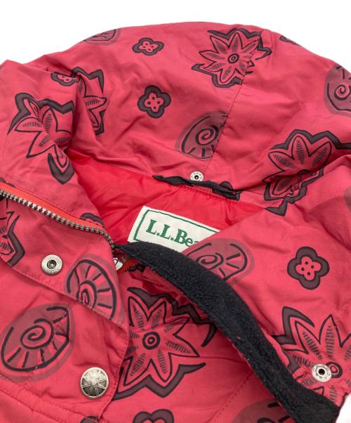 L.L.Bean（エルエルビーン）L.L.Bean (エルエルビーン) バンダナ柄パデットナイロンアノラックパーカー レッド サイズ:Ｌの古着・服飾アイテム