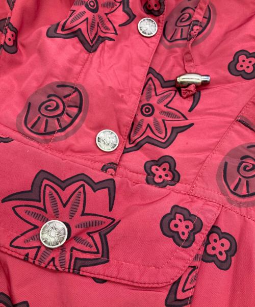 L.L.Bean（エルエルビーン）L.L.Bean (エルエルビーン) バンダナ柄パデットナイロンアノラックパーカー レッド サイズ:Ｌの古着・服飾アイテム