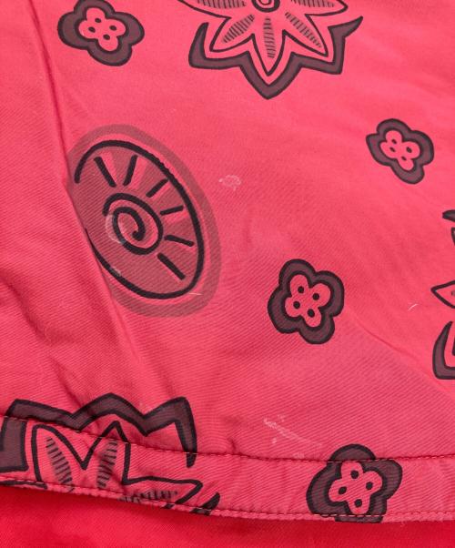 L.L.Bean（エルエルビーン）L.L.Bean (エルエルビーン) バンダナ柄パデットナイロンアノラックパーカー レッド サイズ:Ｌの古着・服飾アイテム