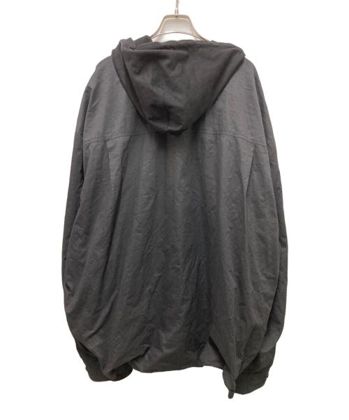 PROJECT G/R（プロジェクト ジーアール）PROJECT G/R (プロジェクト ジーアール) リバーシブルフーディチェックシャツ ブラック×イエロー サイズ:３の古着・服飾アイテム