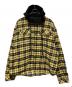 PROJECT G/R（プロジェクト ジーアール）の古着「リバーシブルフーディチェックシャツ」｜ブラック×イエロー