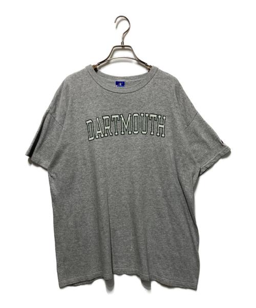 Champion（チャンピオン）Champion (チャンピオン) 90s カレッジプリントTシャツ グレー サイズ:XXLの古着・服飾アイテム