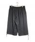 GROUND Y (グラウンドワイ) T/W Gabardine Balloon Pants/ギャバジンバルーンパンツ ブラック サイズ:３：30000円