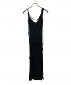 THERED THREADザ・レッド・スレッド）の古着「S twist asymmetric dress」｜ブラック