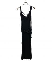 THERED THREAD（ザ・レッド・スレッド）の古着「S twist asymmetric dress」｜ブラック