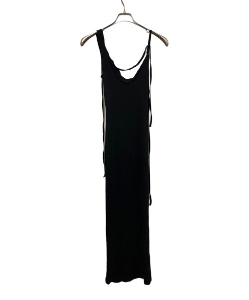 THERED THREAD（ザ・レッド・スレッド）THERED THREAD (ザ・レッド・スレッド) S twist asymmetric dress ブラック サイズ:Freeの古着・服飾アイテム