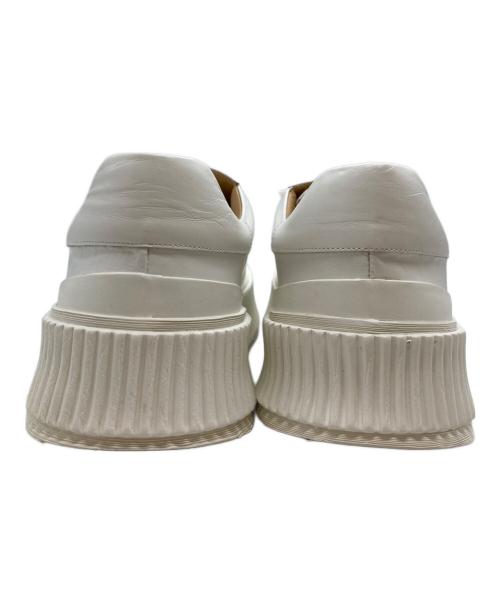 JIL SANDER（ジルサンダー）JIL SANDER (ジルサンダー) プラットフォームスニーカー ホワイト サイズ:45の古着・服飾アイテム