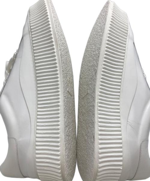 JIL SANDER（ジルサンダー）JIL SANDER (ジルサンダー) プラットフォームスニーカー ホワイト サイズ:45の古着・服飾アイテム