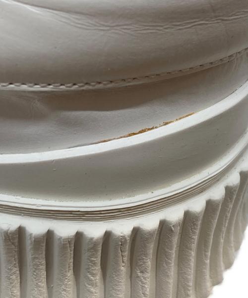 JIL SANDER（ジルサンダー）JIL SANDER (ジルサンダー) プラットフォームスニーカー ホワイト サイズ:45の古着・服飾アイテム