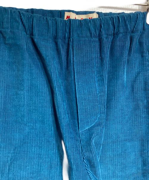 MARNI（マルニ）MARNI (マルニ) コーデュロイイージーパンツ/Corduroy Easy Pants ブルー サイズ:46の古着・服飾アイテム