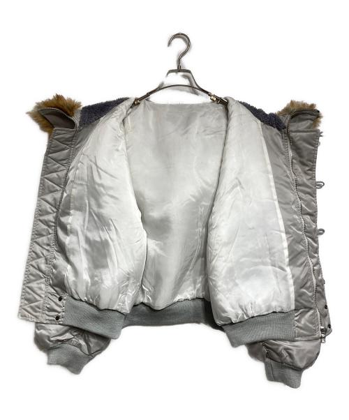 digawel（ディガウェル）digawel (ディガウェル) N-2B flight jacket グレー サイズ:２の古着・服飾アイテム