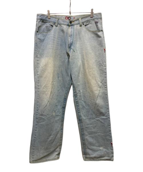 Coogi（クージー）Coogi (クージー) 刺繍バギーデニムパンツ インディゴ サイズ:38の古着・服飾アイテム