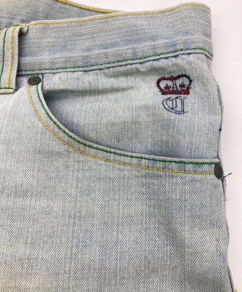 Coogi（クージー）Coogi (クージー) 刺繍バギーデニムパンツ インディゴ サイズ:38の古着・服飾アイテム