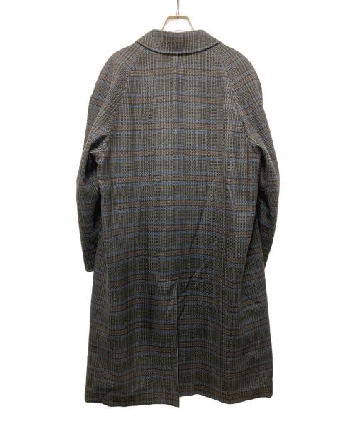 Aquascutum（アクアスキュータム）Aquascutum (アクアスキュータム) リバーシブルステンカラーコート グレー×ベージュ サイズ:不明の古着・服飾アイテム