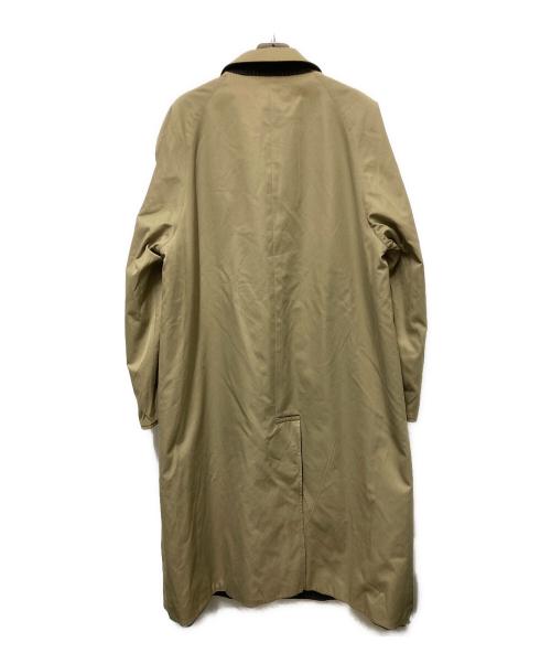 Aquascutum（アクアスキュータム）Aquascutum (アクアスキュータム) リバーシブルステンカラーコート グレー×ベージュ サイズ:不明の古着・服飾アイテム