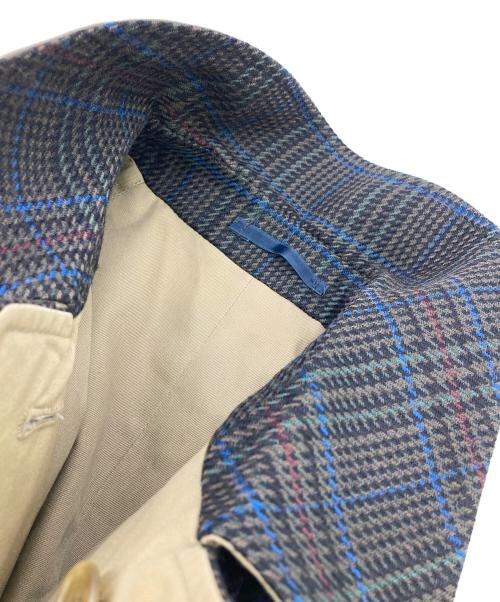 Aquascutum（アクアスキュータム）Aquascutum (アクアスキュータム) リバーシブルステンカラーコート グレー×ベージュ サイズ:不明の古着・服飾アイテム