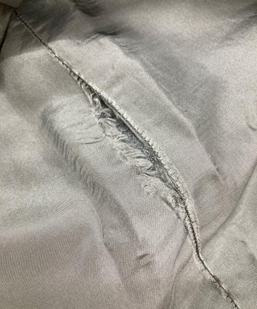 CHANEL（シャネル）CHANEL (シャネル) ココボタンプリーツウールスカート/Wool Skirt グレー サイズ:38の古着・服飾アイテム