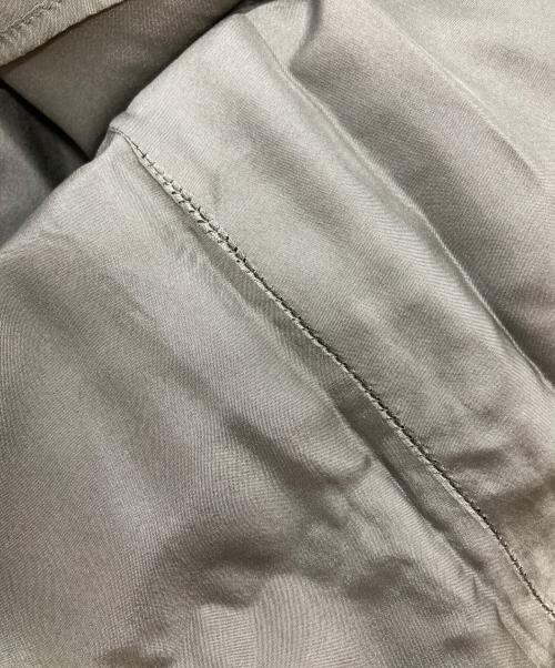 CHANEL（シャネル）CHANEL (シャネル) ココボタンプリーツウールスカート/Wool Skirt グレー サイズ:38の古着・服飾アイテム