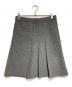 CHANEL（シャネル）の古着「ココボタンプリーツウールスカート/Wool Skirt」｜グレー