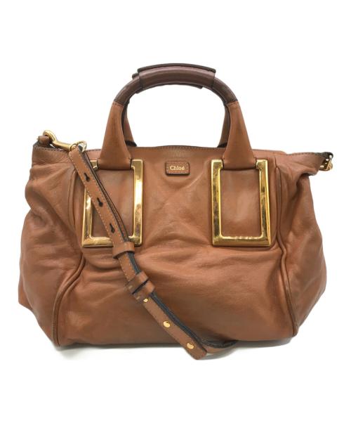 Chloe（クロエ）Chloe (クロエ) エテル 2WAYバッグ ブラウンの古着・服飾アイテム