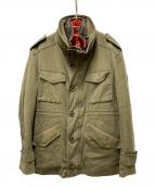 BURBERRY BLACK LABELバーバリーブラックレーベル）の古着「ミリタリージャケット」｜カーキ