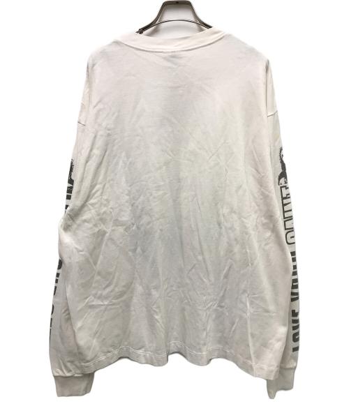 SAINT MICHAEL（セントマイケル）SAINT MICHAEL (セントマイケル) LS TEE / LOVE UR SAINT ホワイト サイズ:XLの古着・服飾アイテム