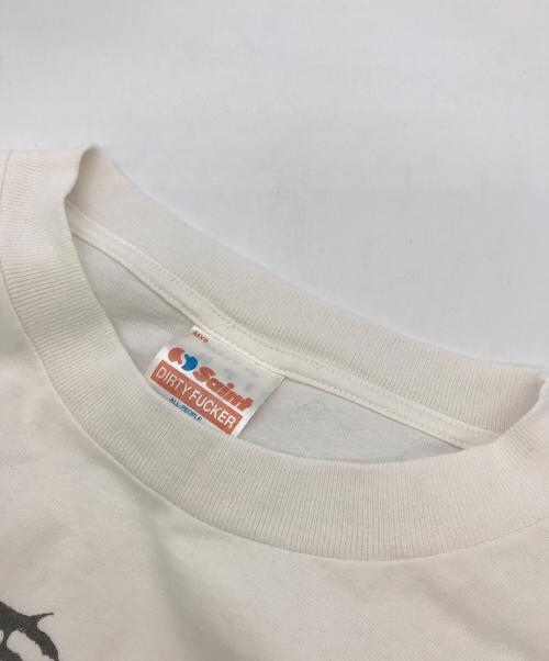 SAINT MICHAEL（セントマイケル）SAINT MICHAEL (セントマイケル) LS TEE / LOVE UR SAINT ホワイト サイズ:XLの古着・服飾アイテム