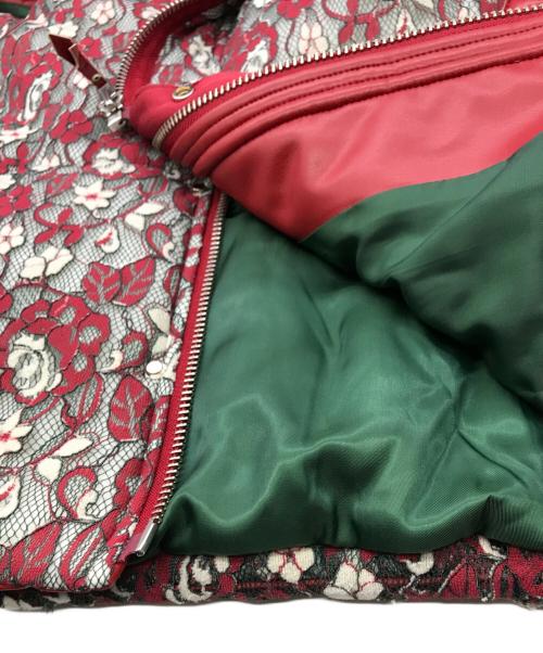 PLATEAU STUDIO（プラテウスタジオ）PLATEAU STUDIO (プラテウスタジオ) WESTERN LACE PADDED VEST レッド サイズ:1の古着・服飾アイテム