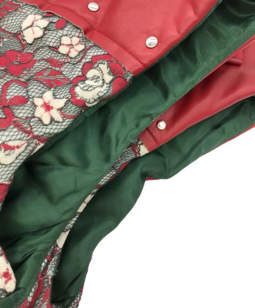 PLATEAU STUDIO（プラテウスタジオ）PLATEAU STUDIO (プラテウスタジオ) WESTERN LACE PADDED VEST レッド サイズ:1の古着・服飾アイテム