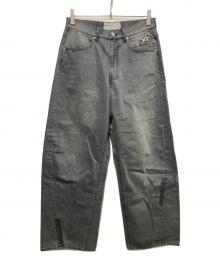 PLATEAU STUDIO（プラテウスタジオ）の古着「Curvy work pants」｜ブラック