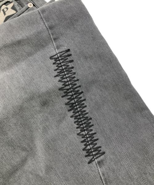 PLATEAU STUDIO（プラテウスタジオ）PLATEAU STUDIO (プラテウスタジオ) Curvy work pants ブラック サイズ:１の古着・服飾アイテム