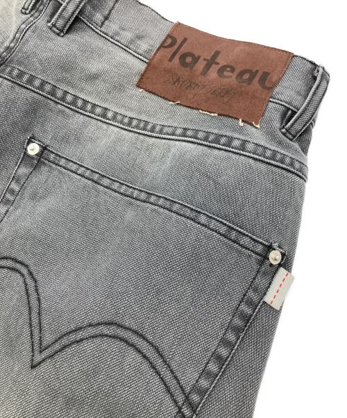 PLATEAU STUDIO（プラテウスタジオ）PLATEAU STUDIO (プラテウスタジオ) Curvy work pants ブラック サイズ:１の古着・服飾アイテム