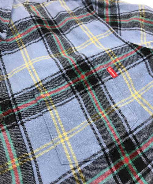 SUPREME（シュプリーム）Supreme (シュプリーム) Tartan Flannel Shirt ブルー サイズ:Lの古着・服飾アイテム