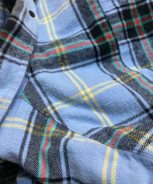 SUPREME（シュプリーム）Supreme (シュプリーム) Tartan Flannel Shirt ブルー サイズ:Lの古着・服飾アイテム