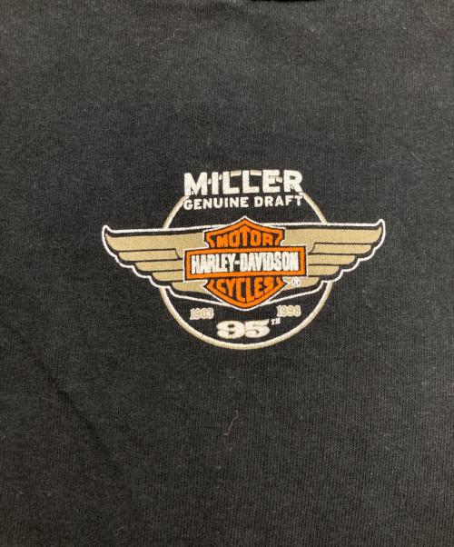 HARLEY-DAVIDSON（ハーレーダビッドソン）HARLEY-DAVIDSON (ハーレーダビッドソン) 00s  95周年 ミラージェニュインドラフトtee ブラック サイズ:XLの古着・服飾アイテム