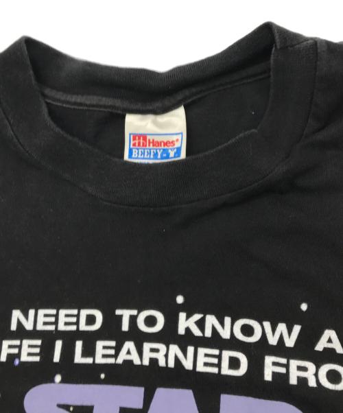 STAR WARS（スターウォーズ）STAR WARS (スターウォーズ) 90s オール・イン・ニード・トゥ・ノウ TEE ブラック サイズ:XLの古着・服飾アイテム